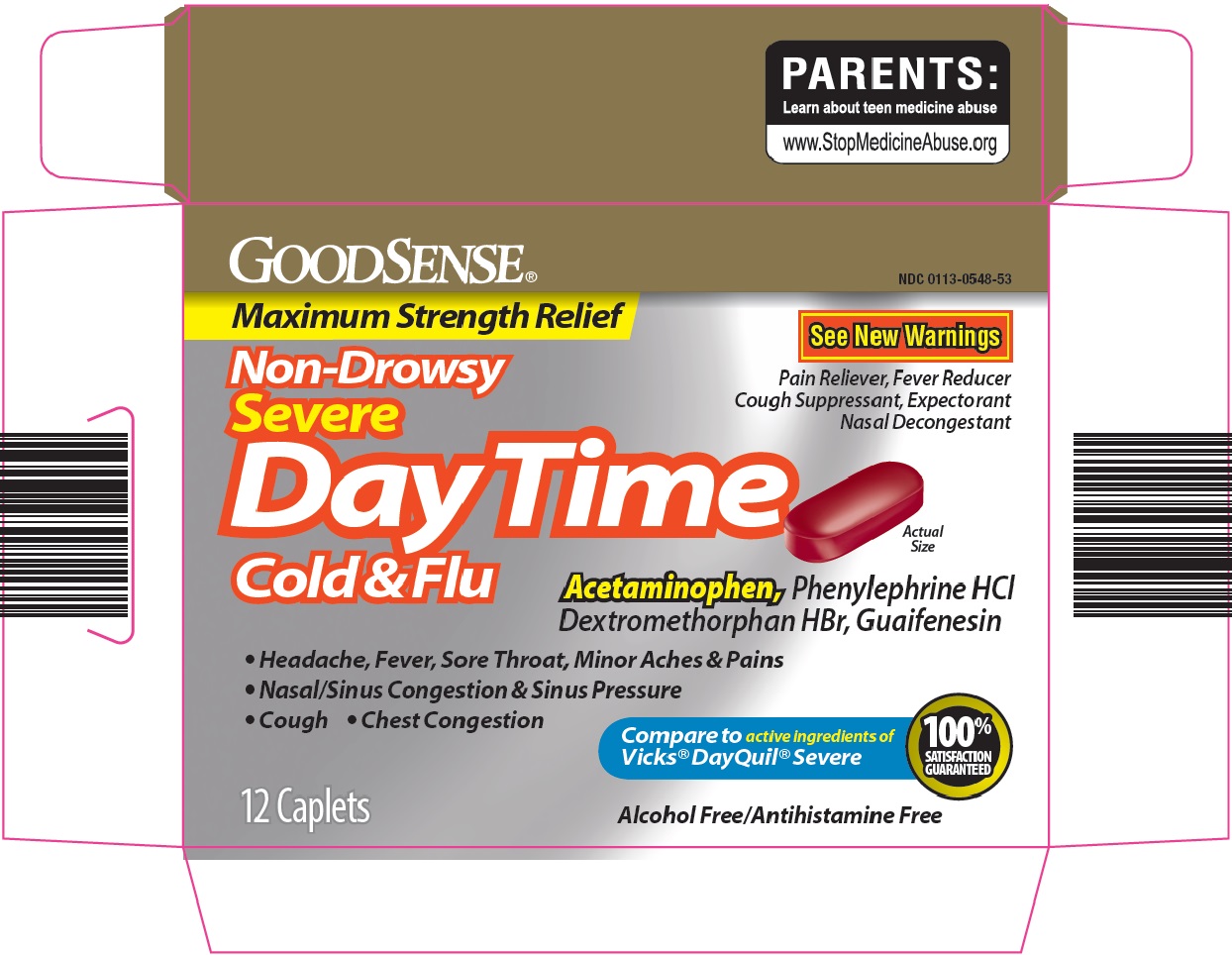 GoodSense Severe DayTime Cold & Flu image 1