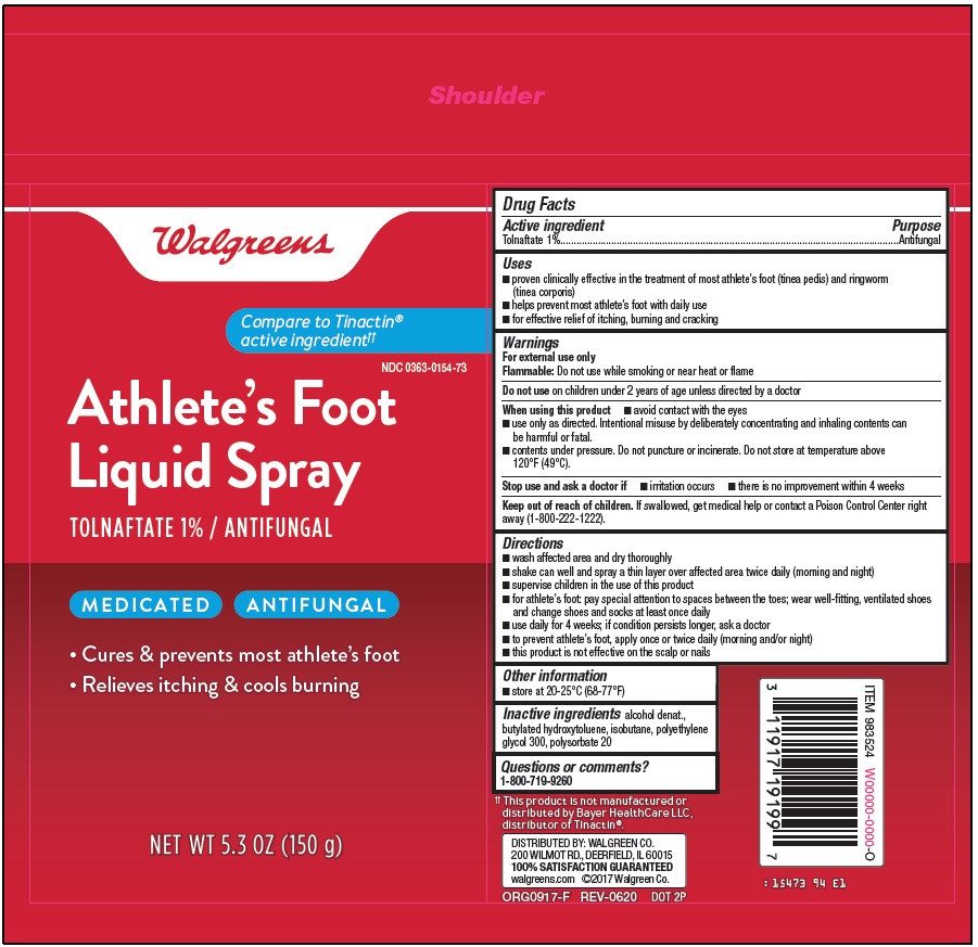 Athlete's Foot Liquid Spray Label