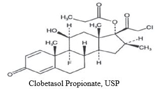 Clobetasol Propionate Structural Formula