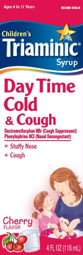 Childrens Triaminic Day Time Cold & Cough Syrup 4 fl oz (118 mL)  carton