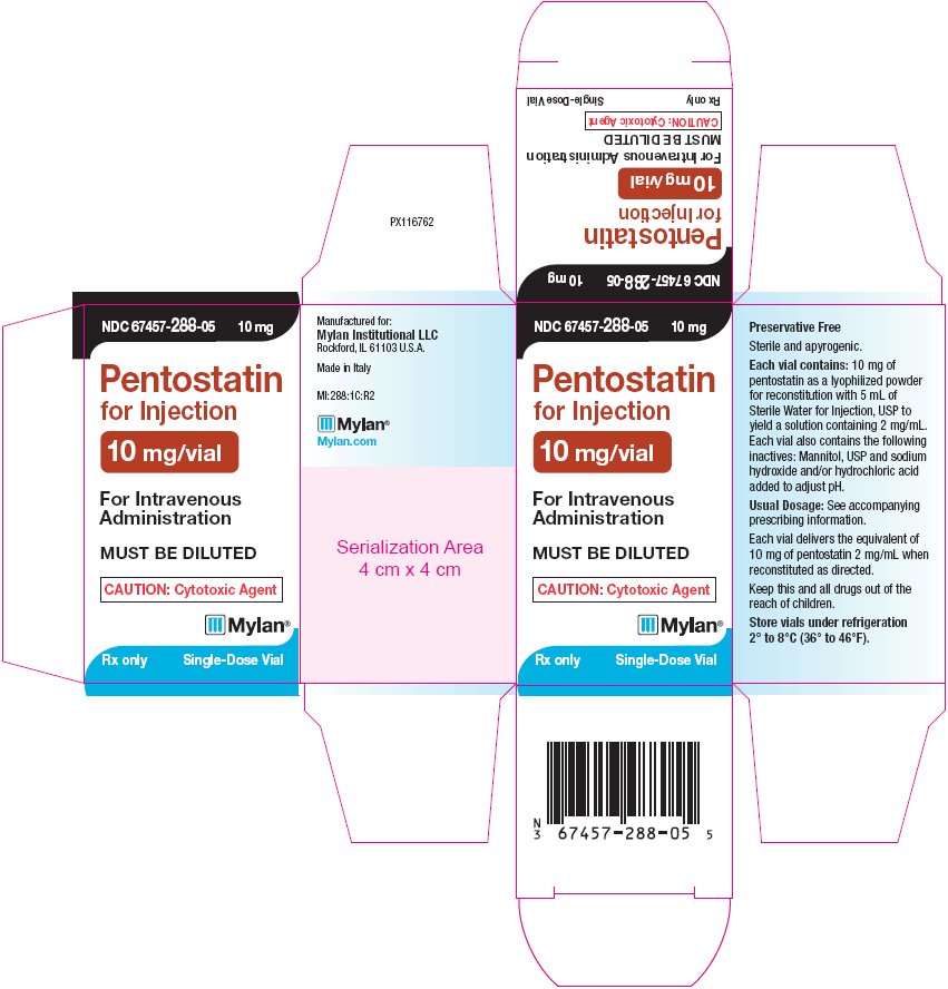 Pentostatin for Injection 10 mg/vial Carton Label