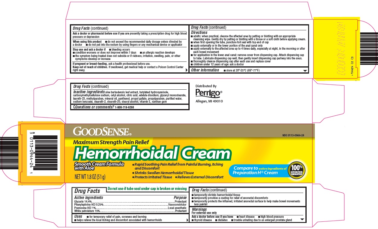 Good Sense Hemorrhoidal Cream