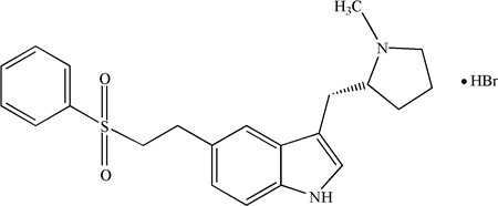 Eletriptan Hydrobromide Structural Formula