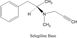 Selegiline Structural Formula