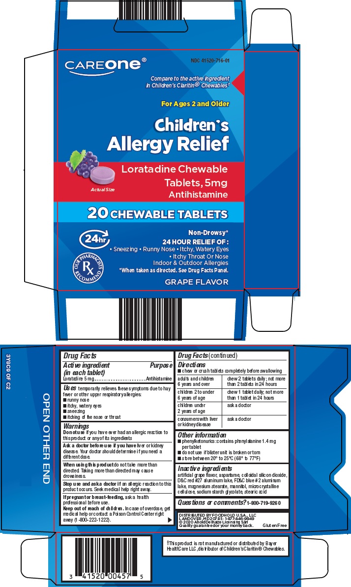 Careone Childrens Allergy Relief | Loratadine Tablet, Chewable while Breastfeeding
