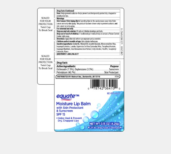 Equate Moisture Spf 15 Lip Balm | Oxybenzone, Octinoxate, Petrolatum Stick Breastfeeding