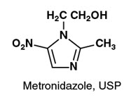 Metronidazole USP Structural Formula