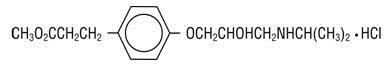 Esmolol Hydrochloride Structural Formula