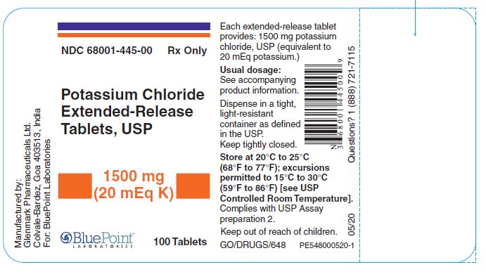 Potassium Chloride 1500mg 100 tablets