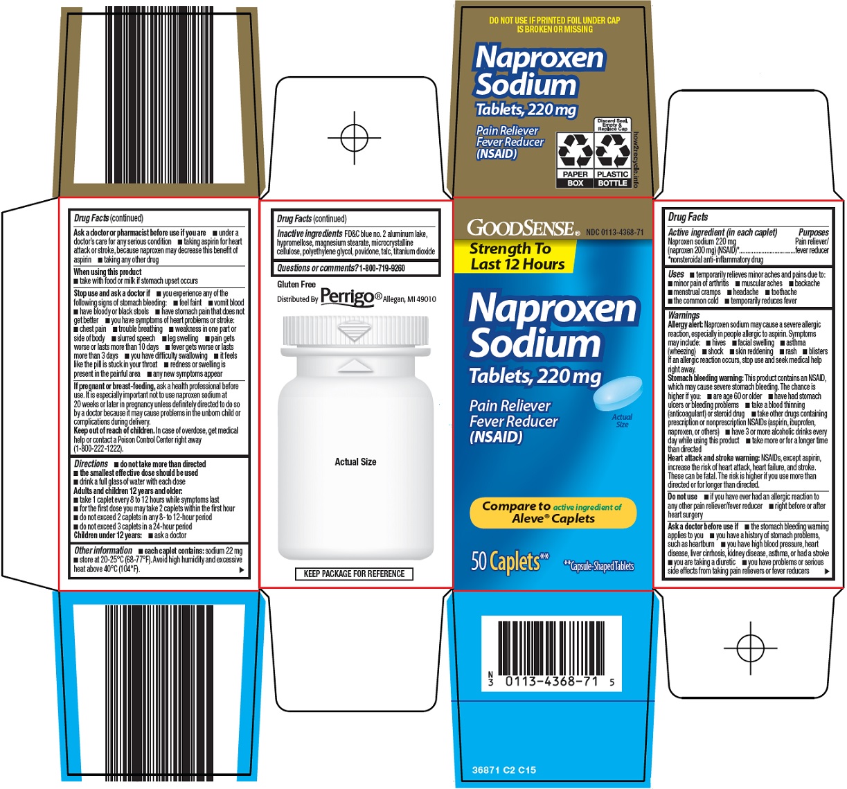 Naproxen Sodium Tablets Carton