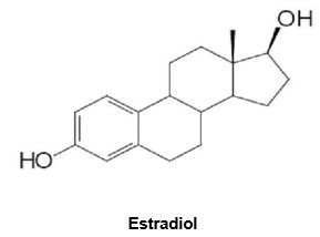Estradiol Structural Formula
