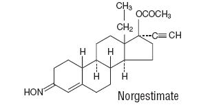 norgestimate structural formula