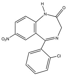 Clonazepam Structural Formula 