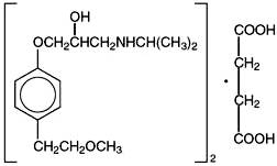 Chemical Structure-Metoprolol succinate