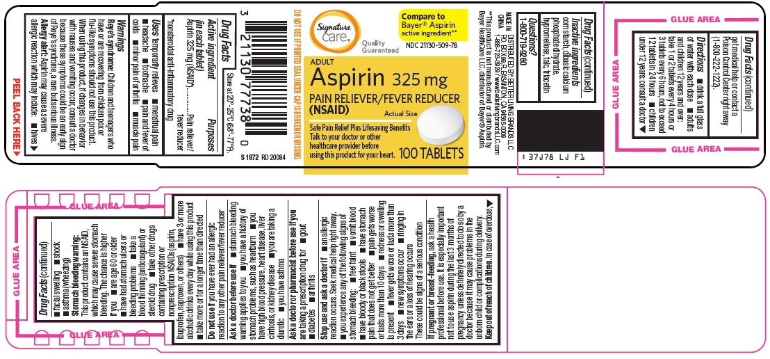 Aspirin 325 mg Label