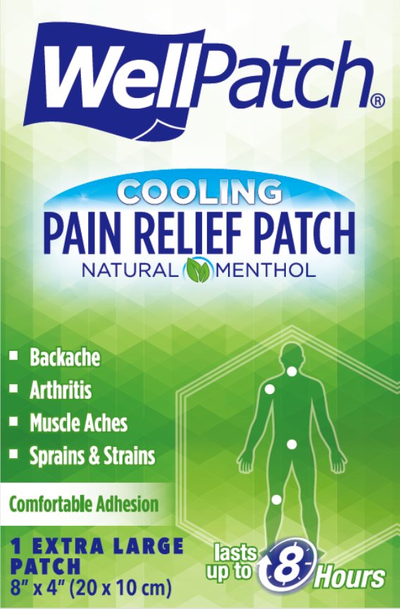 Wellpatch Cooling Pain Relief | Menthol Patch while Breastfeeding