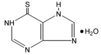 Mercaptopurine Structural Formula