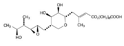 Structural formula for mupirocin ointment USP