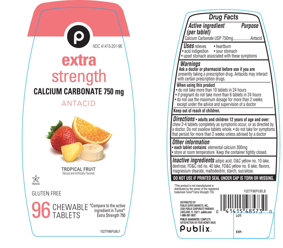 Publix Extra Strength Tropical Fruit | Calcium Carbonate Tablet, Chewable Breastfeeding