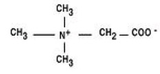 Betaine anhydrous structural formula