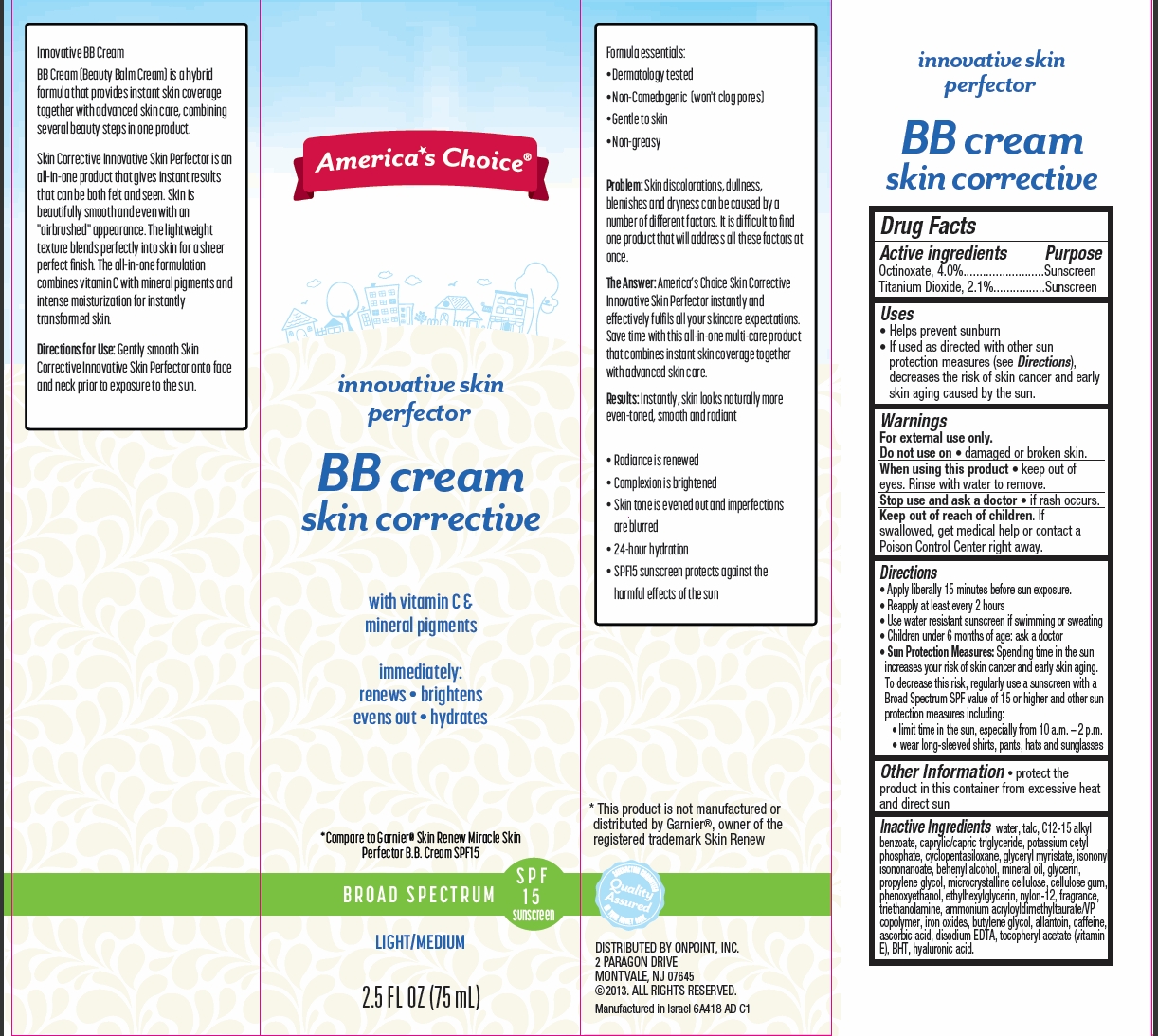 Innovative Skin Perfector Bb Broad Spectrum Spf15 Sunscreen (light/medium) Breastfeeding