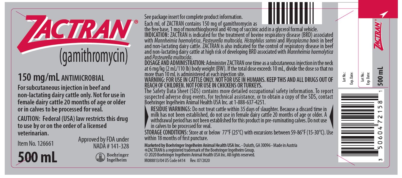 Image of 500 mL container label