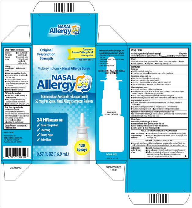 Nasal Allergy 24 Hour | Triamcinolone Acetonide Spray, Metered while Breastfeeding