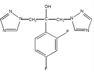 Fluconazole Chemical Structure