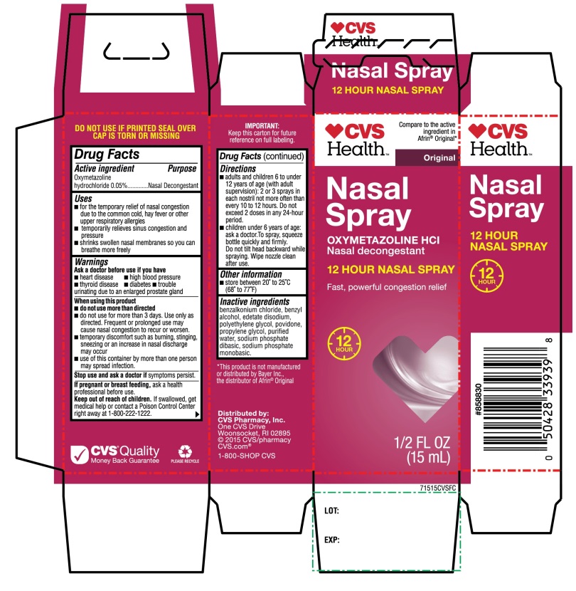 Cvs Health | Nasal Oxymetazoline Hcl Spray while Breastfeeding