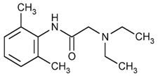 Lidocaine Structural Formula