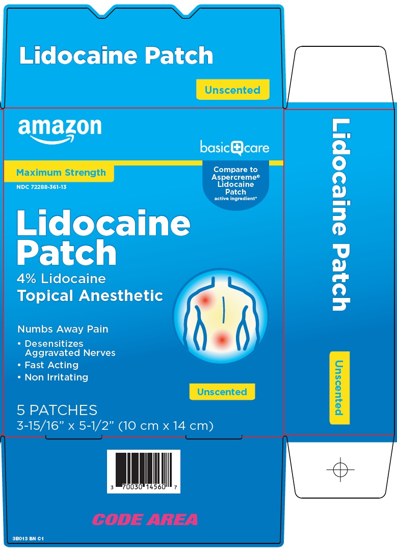 Lidocaine Patch Carton Image 1