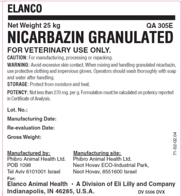 Nicarbazin Label