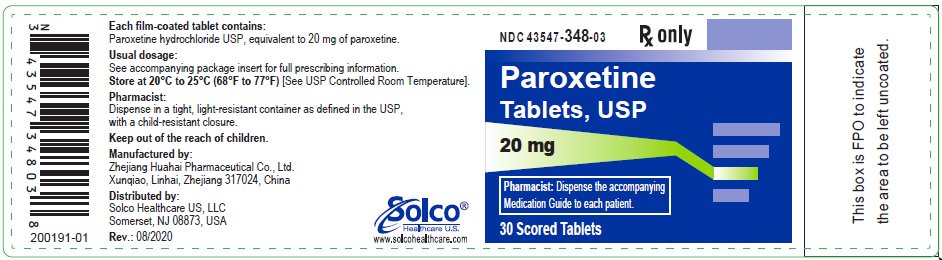 container label 20mg 30ct