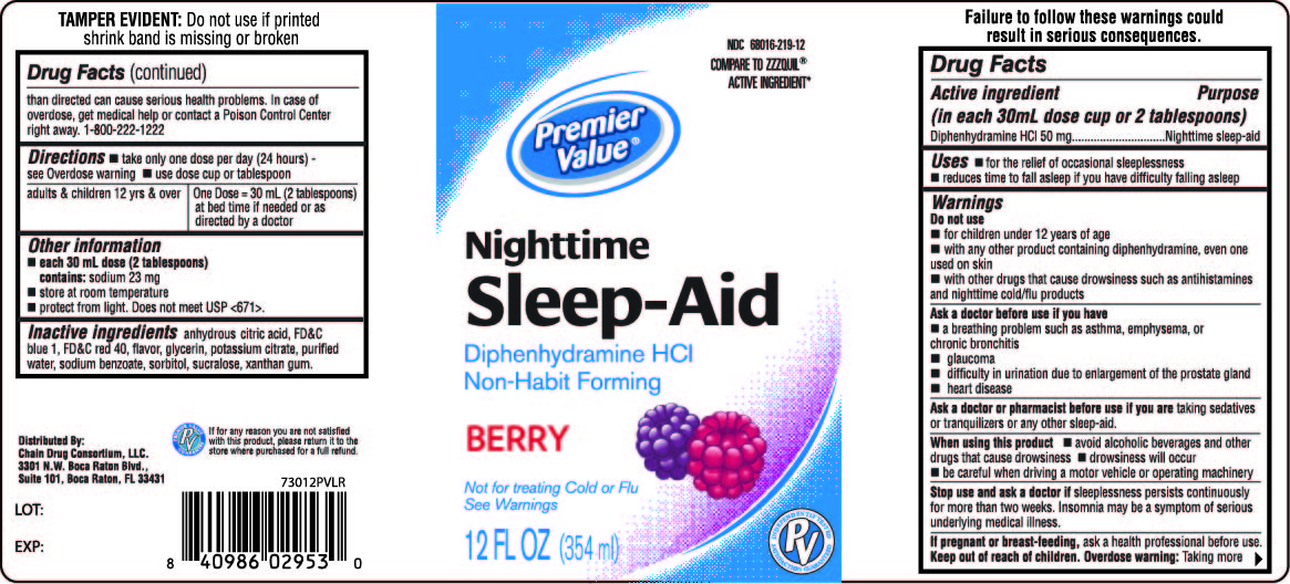 Premier Value Nighttime Sleep-aid Liquid Sleep-aid | Diphenhydramine Hydrochloride Liquid Breastfeeding