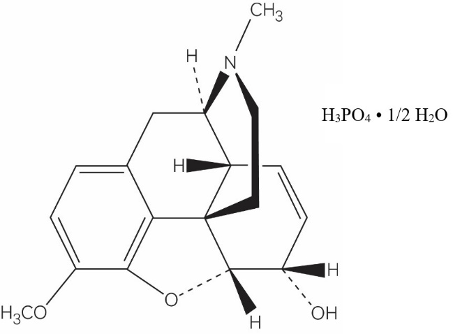 codeine-phosphate-structural-formula