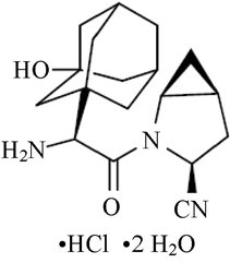 Saxagliptin Hydrochloride Structural Formula