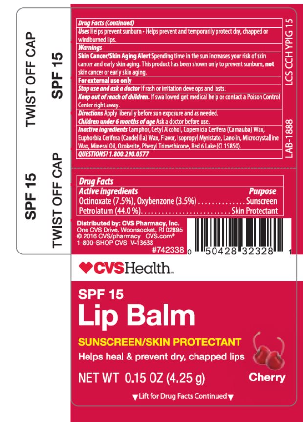 Cvs Health Cherry Spf 15 Lip Balm | Oxybenzone, Octinoxate, Petrolatum Stick while Breastfeeding