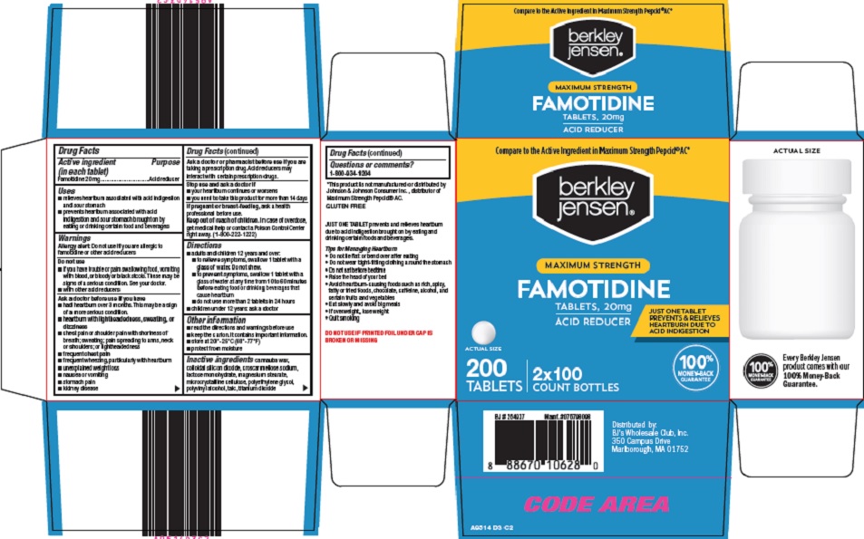Berkley And Jensen Famotidine | Famotidine Tablet Breastfeeding