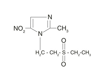 Tinidazole Tablets chemical structure.jpg