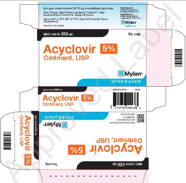 Acyclovir Ointment, USP 5% Carton Label