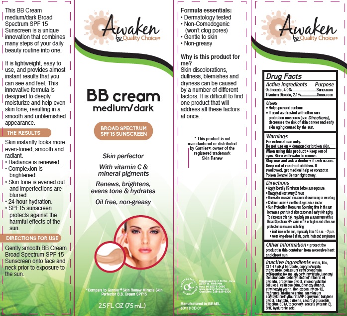 Awaken Skin Perfector Bb Broad Spectrum Spf 15 Sunscreen Medium Dark Breastfeeding
