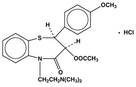 Diltiazem Hydrochloride Structural Formula
