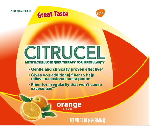 SE643 Citrucel Orange Flavor 16 ozs