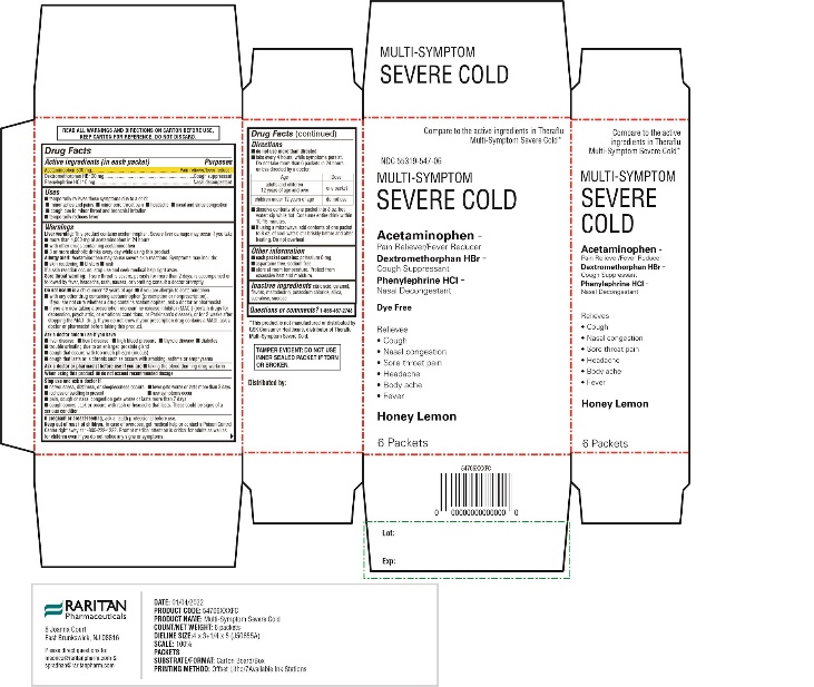 Multi-Symptom Severe Cold   Honey Lemon 6 Packets