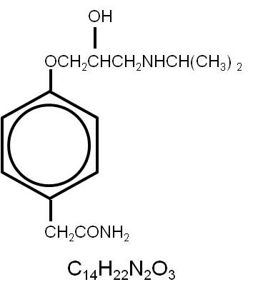 Chemical Structure-Atenolol