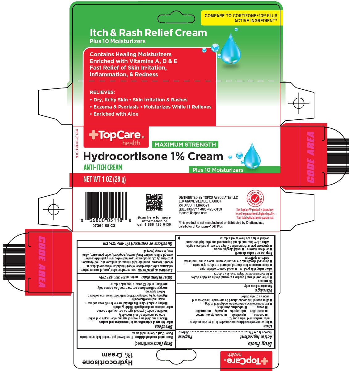 Hydrocortisone 1% Cream Carton