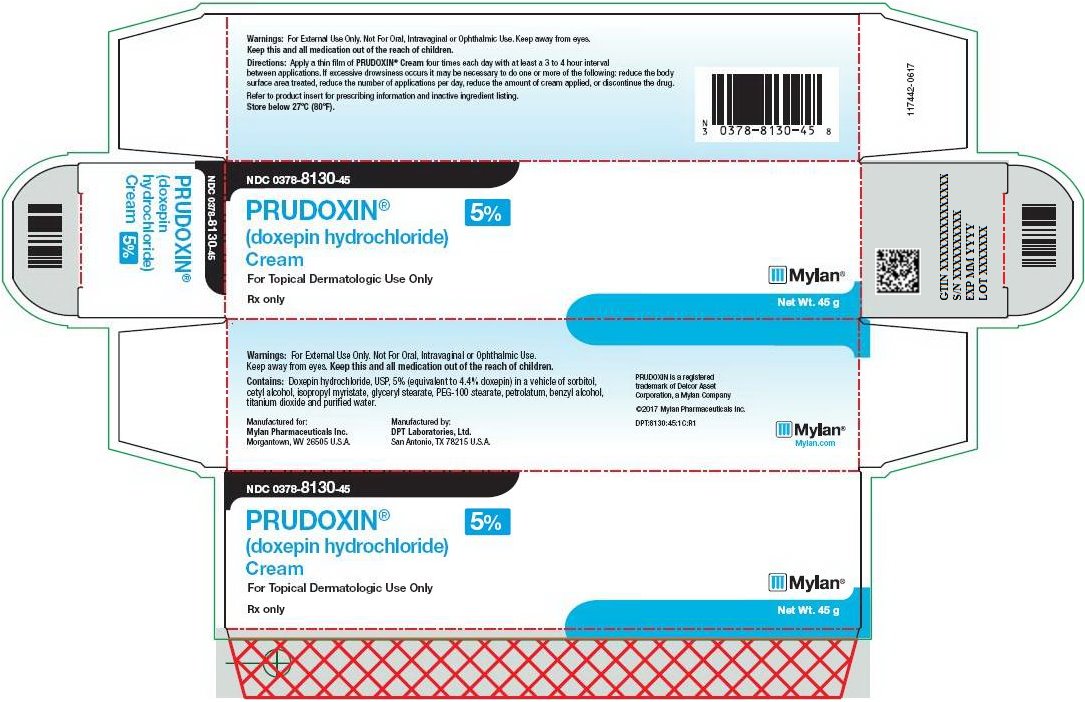 Prudoxin Cream 5% Carton Label