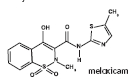 Diagraph of empirical formulation of meloxicam
