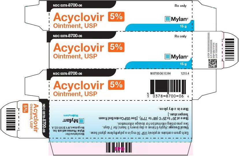 Acyclovir Ointment 5% Carton Label