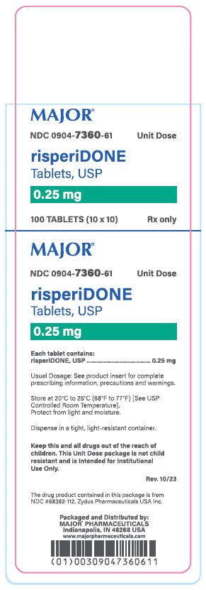 Carton label 0.25 mg